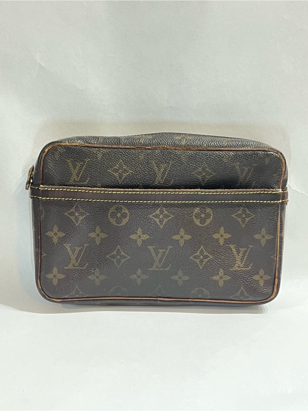 Louis Vuitton Monogram Compiegne 23 Clutch Pouch M51847 Vintage AS-IS 🇫🇷